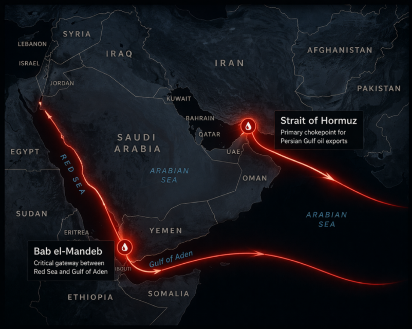 Geopolitical Flashpoint Expands: A Dual Chokepoint Threat to Global Oil and Inflation